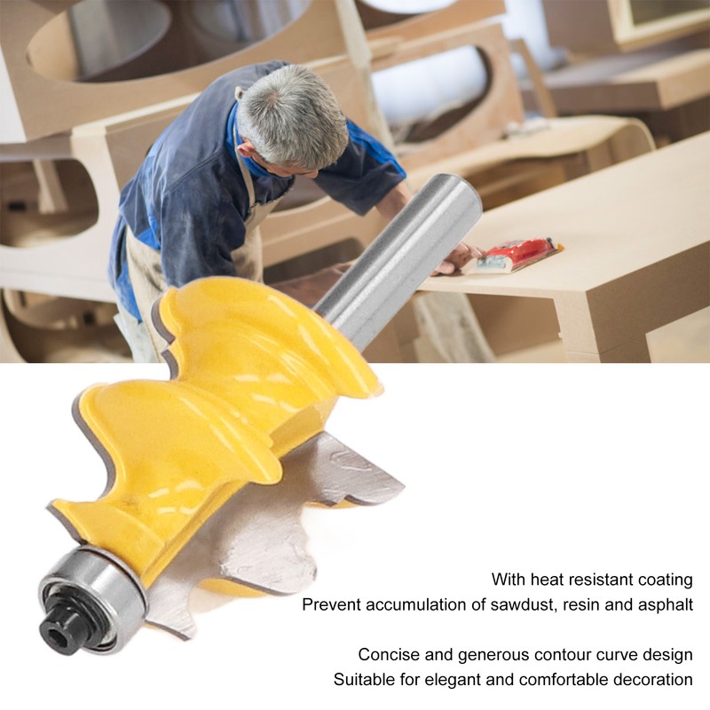 Picture Frame Router Bit Carbon Steel Alloy Door Molding Woodworking