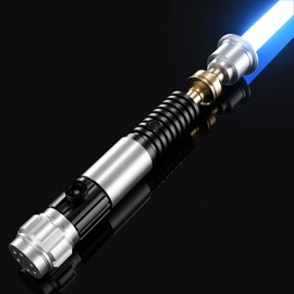 BSTSABER Upgrade App Control Dueling Lightsaber, Smooth Swing 16 Sets Sound Effects 3 Light Effects and 16 Colors Change, Metal Light Saber for Adults Kids Cosplay Gift (RGB 16 Sound Effects-B)