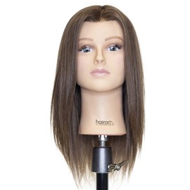 Emma: [100% European Hair Mannequin] - Medium Brown