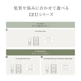 Uka IZU Conditioner for All Hair Types, 10.1 fl oz (300 ml), Refill/Hair Care, All Hair Types, Moisture, Glossy, Plant Derived Chromoji
