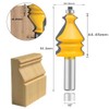 LEATBUY 1/2 Inch Shank Architectural Molding Router Bit Set 5
