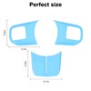 JeCar Interior Steering Wheel Decoration Trim Kits For Jeep Wrangler