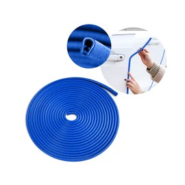 Car Door Edge Protection, 5 m Universal Rubber Door Edge Protection, Car, U-Shape Edge Protection, Suitable for Most Cars, Trucks, SUV, ATV, UTV, Aluminium Boat Edge Protection (Blue)