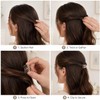 40 Stück Mini Haarspangen,1.5cm Kleine Haarschmuck Haarspangen Transparente