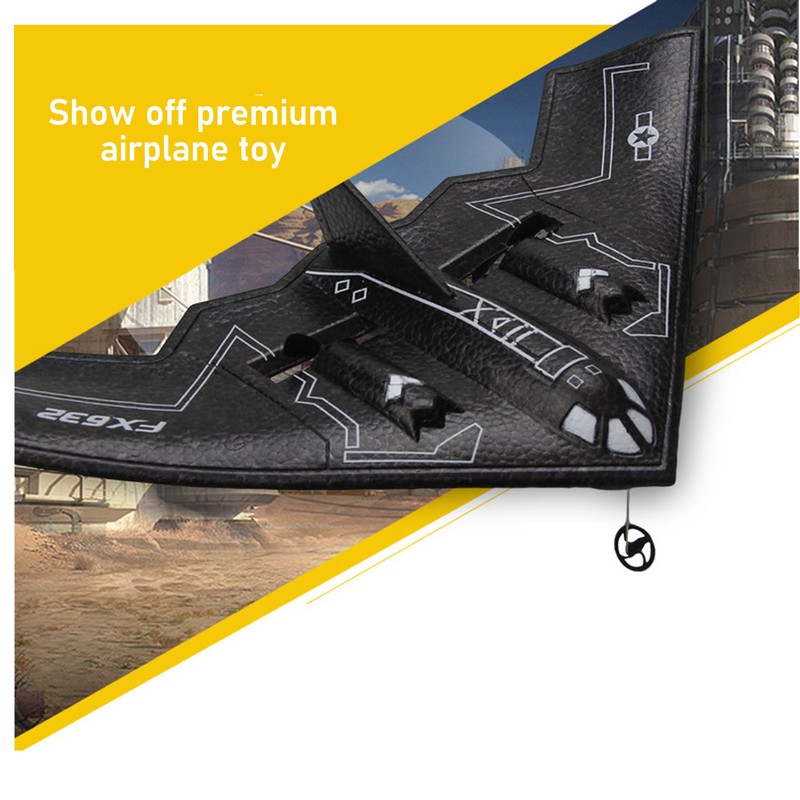 Remote Control Airplane Toy 2 Channel Foam Aircraft Model Rechargeable