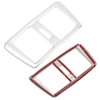 KIMISS Rear Air Conditioner Frame Trim ABS Chrome for 218i
