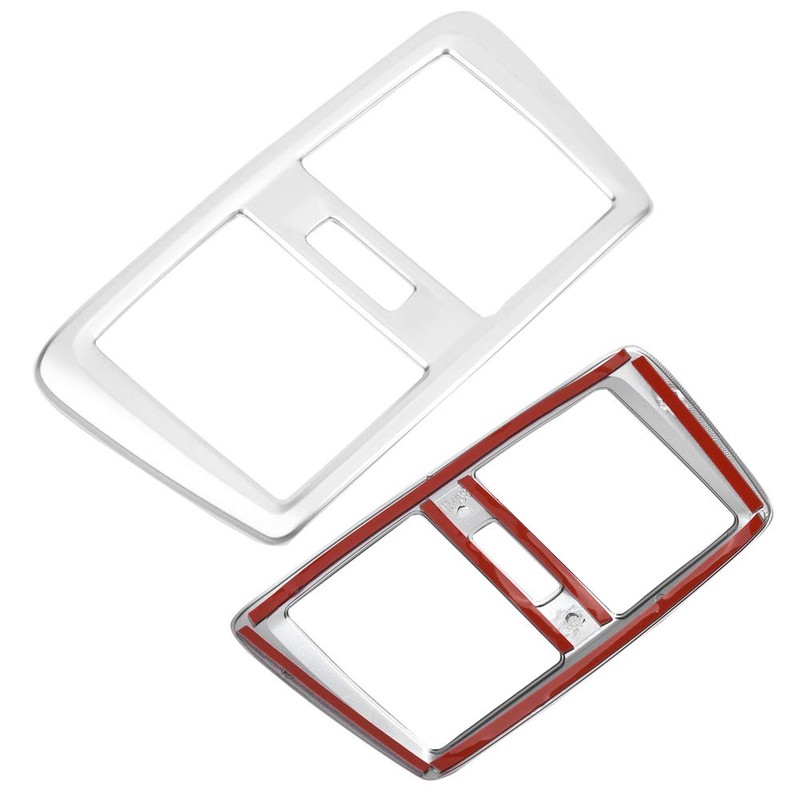 KIMISS Rear Air Conditioner Frame Trim ABS Chrome for 218i