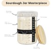 Sourdough Bread Starter kit, Handmade Eco-friendly Banneton Proofing Basket, Gluten