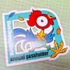 New! Hei Hei from Moana Passholder Magnet w/ free sticker.