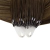 Full Shine Micro Ring Human Hair Extensions with Transparent Fish