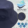 lifwimner Sun Hat Foldable Waterproof Bucket Rain Hat with Chin