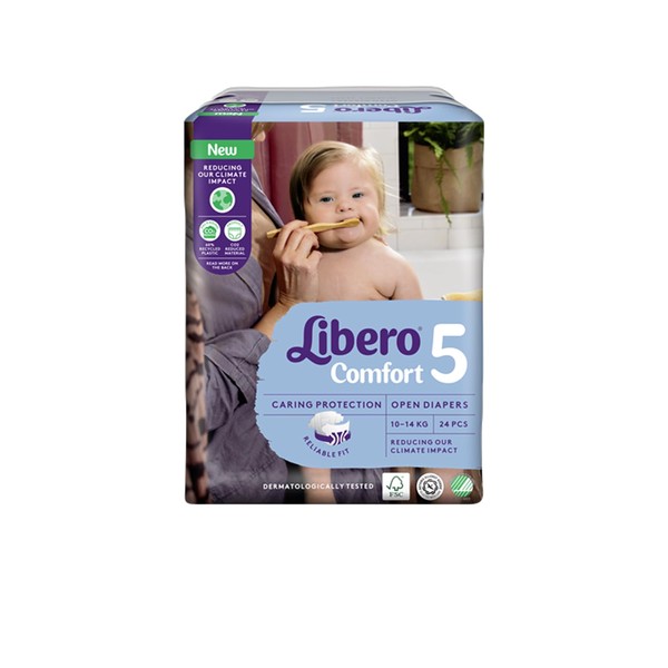 Libero Comfort 5 Baby Nappies - 10-14kg (1 Pack of