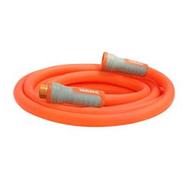 YAMATIC Heavy Duty Short Garden Hose 5/8 in x 10 ft, Super Flexible Leader hose, Lightweight, All-weather, Burst 600 PSI