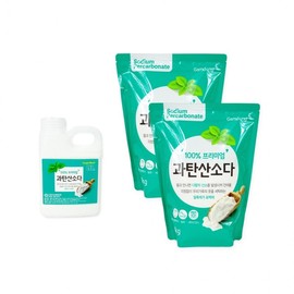Gam-dong Oxygen Bleach (500g Container) - 1 pc + Gam-dong Oxygen Bleach (2kg Refill) - 2 pcs 2kg) - 2 pcs