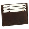 Luxury Leather Credit Card Holder Extra Flat with Additional Compartment