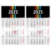 3-Month Calendar 2025 Pilot – Pack of 2 Wall Calendar