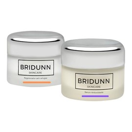 Bridunn Kit Crema Antiarrugas y Suero Antioxidante 30ml c-u - Tamarindo Peptidos Coleus Forskohlii - Vitamina E - Firmeza Tensor - Sin Parabenos