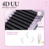 Extensiones De Pestañas Merrdear U Shaped 4d Uu Mix 8-15