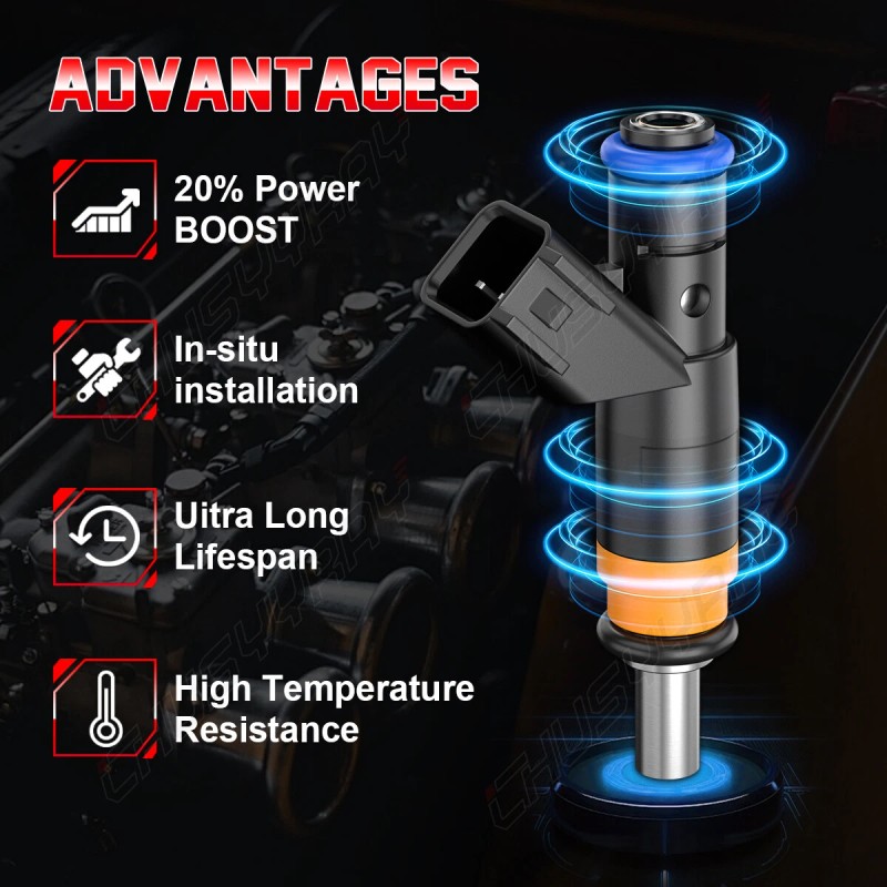 CHUSYYRAY 8X OEM 05037479AA Fuel Injectors NEW Upgrade For 2011-2017