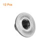 sourcing map M6 T-nuts, 12pcs Carbon Steel Tee Nut Round