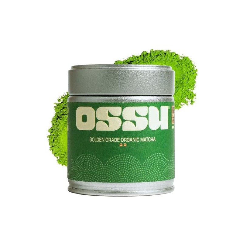 OSSU Organic Ceremonial Matcha Powder - Premium Japanese Green Tea