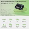 AMROOLOO Car HUD Head Up Display, OBD2 & GPS Dual