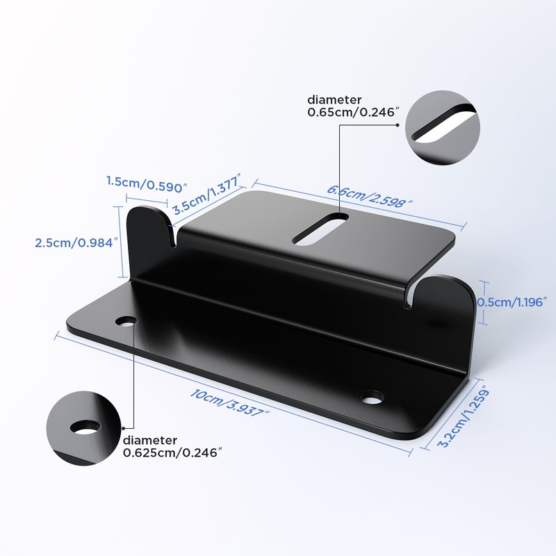 Callsun Solar Panel Mounting Z Brackets, Lightweight Aluminum Corrosion-Free Mounting