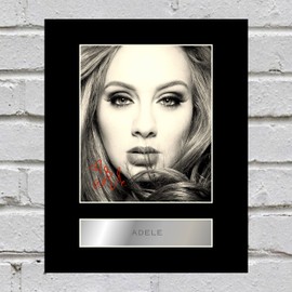 Adele Signed Mounted Photo Display #2