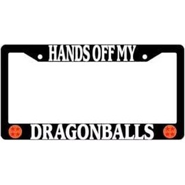 Dragon Balls License Plate Frame,Japanese, One Piece License Plate Frame&JDM Cute,Unique-Anime Cool,Stylish 6x12