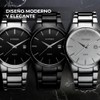 CURREN Reloj de Pulsera para Hombre, Análogo, Diseño Elegante, Formal,
