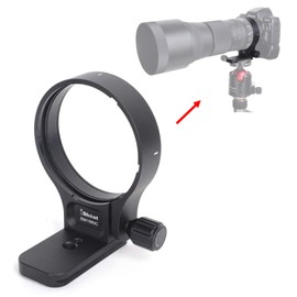 iShoot Lens Collar Support, CNC Machined Tripod Mount Ring for TS-71 Sigma 150-600mm f/5-6.3 DG OS HSM Contemporary Lens, Bottom is ARCA Fit Quick Release Plate for Tripod Ball Head of ARCA-SWISS Type