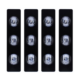 XUKEY 4x Roof Ceiling Car Footwell Interior USB RGB Atmosphere Neon Accent Lighting