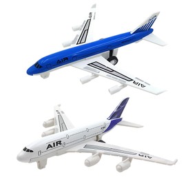 ZORVEXLYNX 2 Pcs Aeroplane Toys, Airplane Toys for Kids Ages 3-12, Durable Toy Plane for Birthday Party Favors, Classroom Rewards and Travel Entertainment
