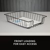 Fellowes Fellowes Workstation 3" Letter Desk Tray Organizer, Wire, Black