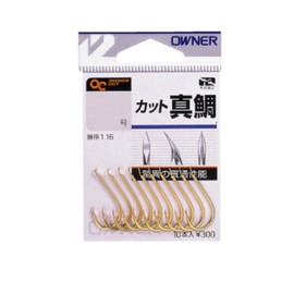 Owner Cutting 真鯛 Gold Hooks Fish Hook