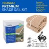 Coolaroo 458157 Shade Sails, Triangle, Beech