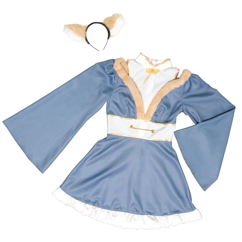 Clearstone COSCHU! Cosplay Costume, Halloween, Fox Girl Kyonshi, Kids, Junior,