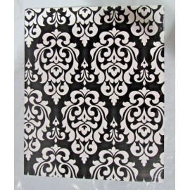 Mead Lot of 3 Floral Black and White 2-Pocket Paper Folder 8-1/2″ by 11″