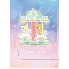 San-x FA09402 Rilakkuma Flap Clear Holder