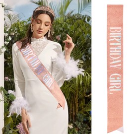 Birthday Crown for Girls, Princess Crown Tiara, Birthday Girl Sash, Birthday Gifts for Girls, Birthday Girl Crown, Birthday Decorations for Girls, Birthday Headband, Birthday Accessories