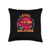 level quince dad unlocked Design Throw Pillow