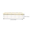 Operitacx Compartment Storage Box Makeup Tv Holder Acrylic Holder Desktop