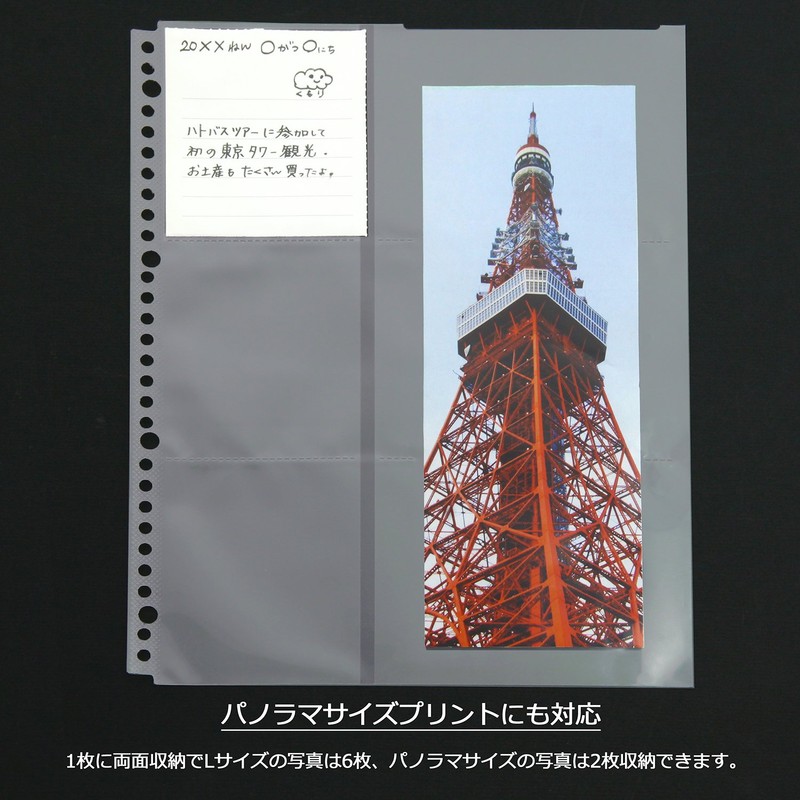 Lion Office Equipment File Refill, Photo Pocket, A4, Double-Sided, PH-PT3,