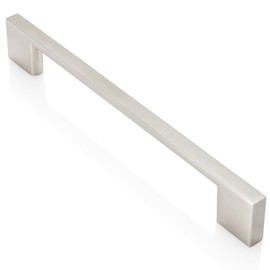 Southern Hills Brushed Nickel Cabinet Pulls - 160mm - Satin Nickel Drawer Handles, Modern Kitchen Cabinet Handles, Silver Kitchen Handles for Cabinets and Drawer Pulls, Cupboard Door Hardware