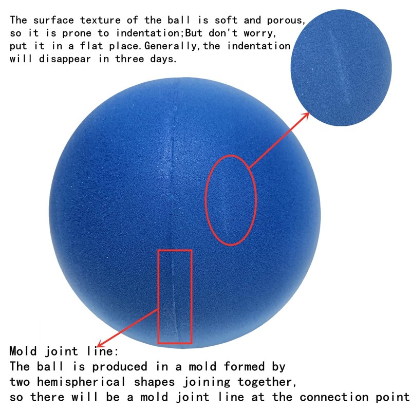 Aiyouwei Soft Noiseless Foam Ball, Sponge Ball, Indoor Activity Ball,