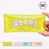 Marimocraft 0003 Pen Case, Pencil Case, Small Items, Clear Multi