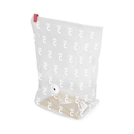Compactor Express Travel Vacuum Storage Bags, Manual or Vacuum Compression, Size M, 30 x 20 x 50cm, Transparent, RAN3593