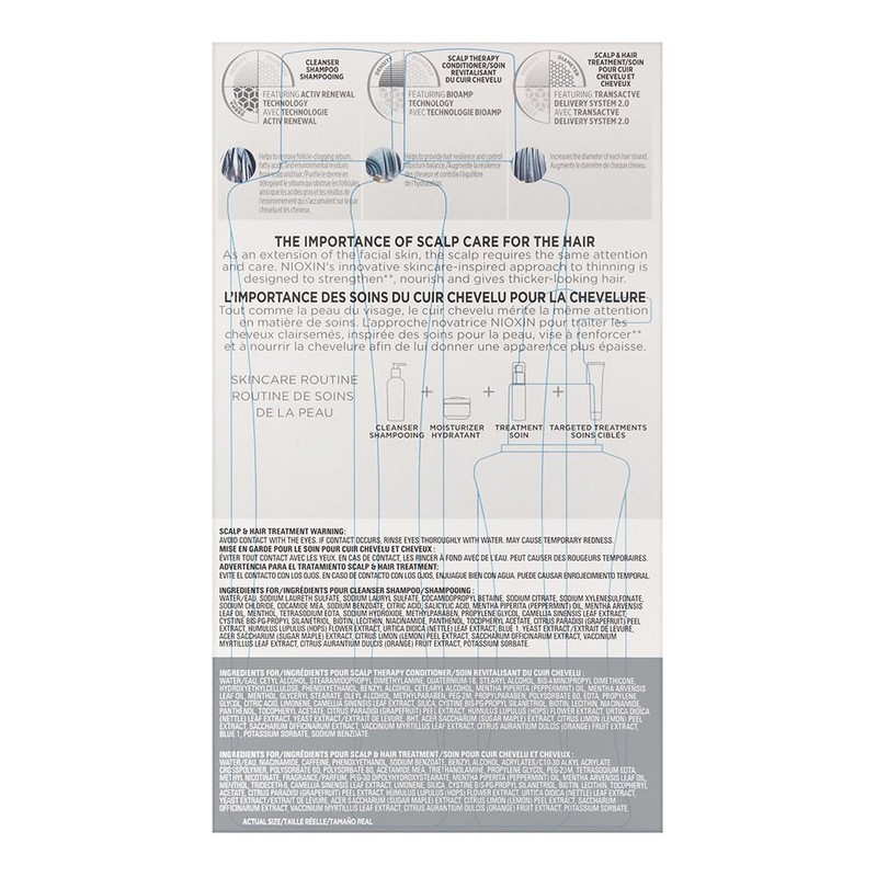 Nioxin Starter Kit, System 1 (Fine/Untreated/Normal to Thin-Looking)