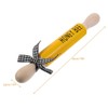 ULTECHNOVO 2pcs Mini Wood Rolling Pins for Holiday Decor Charming