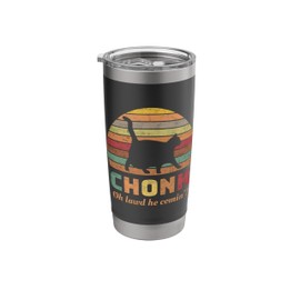 Chonk Scale Cat Meme Chonk Cat Stainless Steel Insulated Tumbler